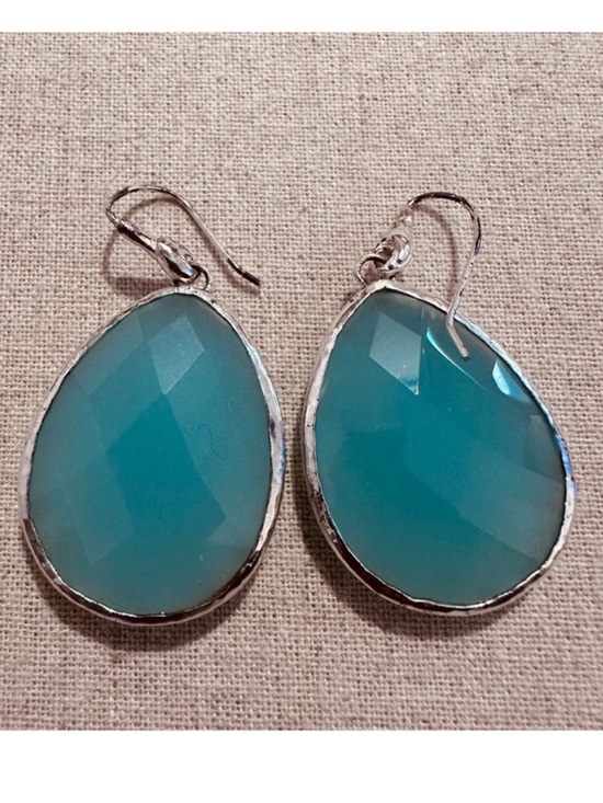Stella & Dot Jewelry - Stella & Dot | Earrings | Serenity Stone Drops | Aqua